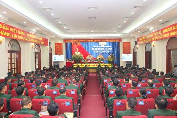 Toàn cảnh Đại hội đại biểu Đảng bộ Tổng cục CNQP lần thứ X.
