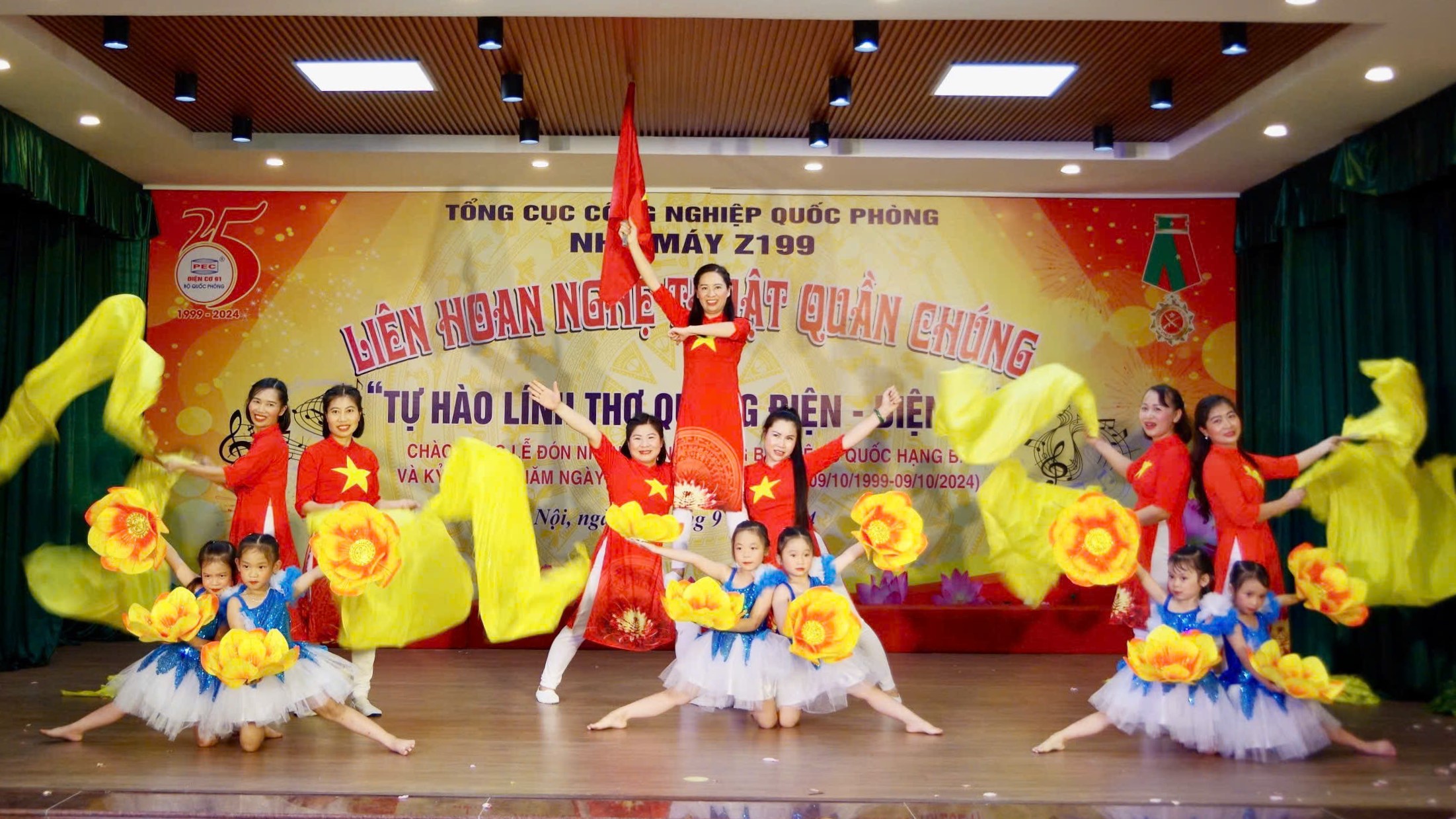 Phần thi của Trường mầm non Ánh Sao.