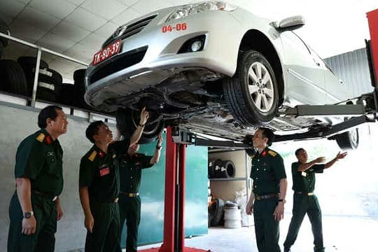 Chấm thi xe tốt hạng mục xe con.